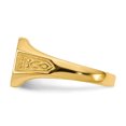 thumbnail image 3 of 14k Yellow Gold 9.0x11.0mm Signet Ring, 3 of 9