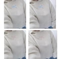 thumbnail image 2 of Womens Floral Bowknot Pattern Graphics Oversized Hoodie Pullover Top Long Sleeve Loose Fit Sweatshirts with Pocket, 2 of 9