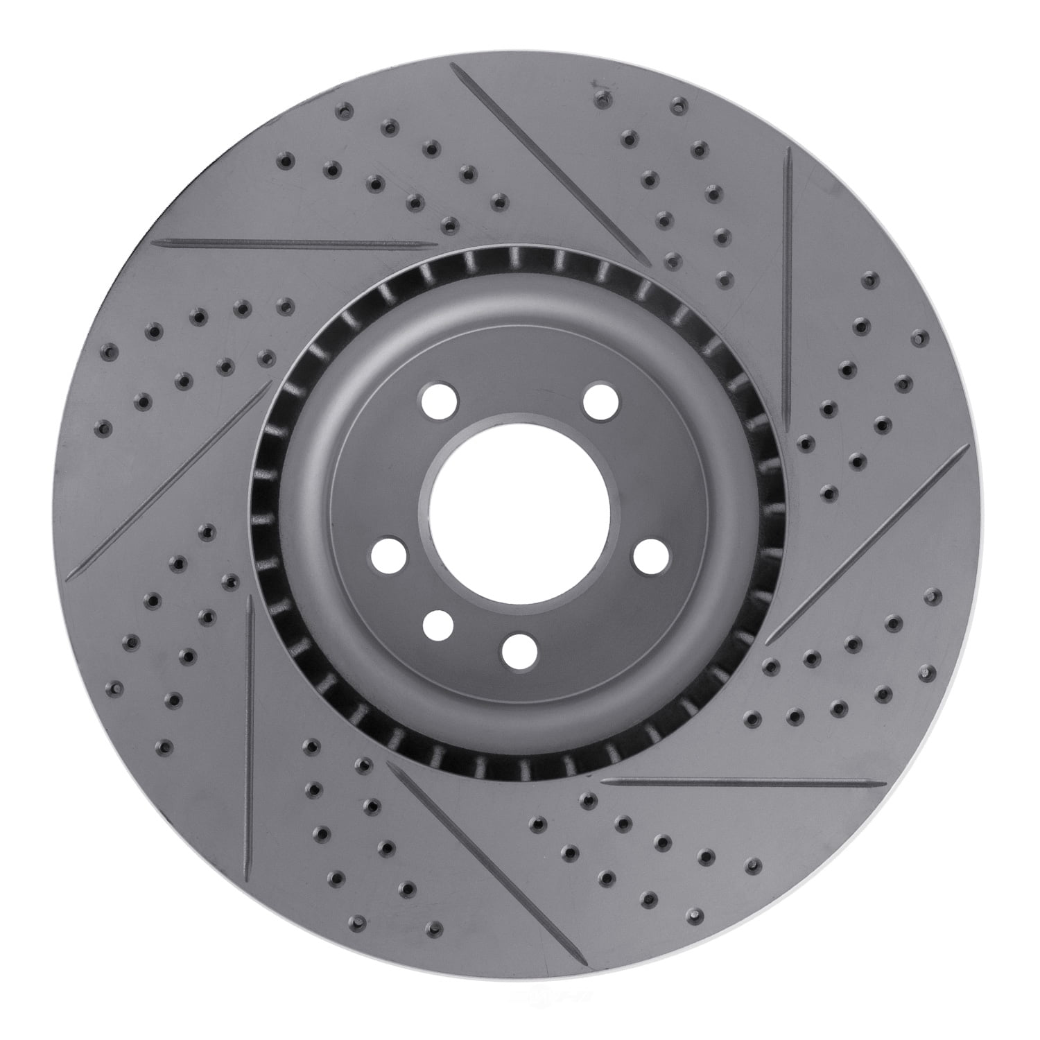 Dynamic Friction Company 830-11021R DFC Geoperformance Rotor - Drilled and Slotted