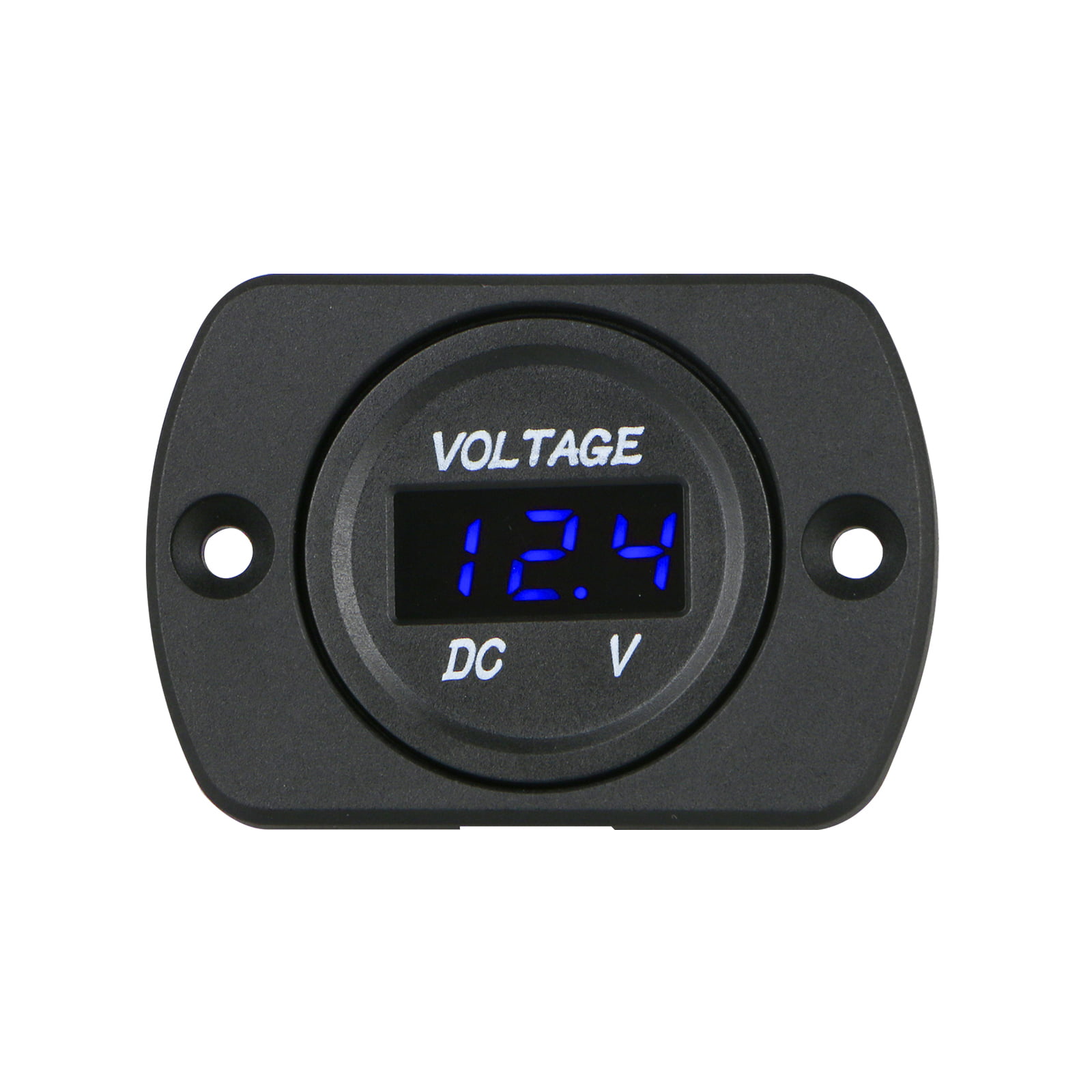 Car Marine Motorcycle LED Digital Voltmeter Voltage Meter Battery Gauge 12V-24V 