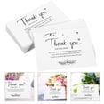 thumbnail image 1 of WEUVEB 100Pcs Chic Thank You Cards for Orders Elegant Design, 1 of 8