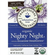Traditional Medicinals Organic Nighty Night Herbal Tea, 16 count, (Pack of 6)