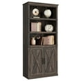 thumbnail image 1 of 1 Pb, Mdf Retro Bookcase With 2 Doors, 1 of 9