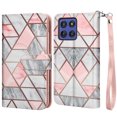 thumbnail image 2 of Takfox Moto G Stylus 5G 2025 Case, for Motorola Moto G Stylus 5G 2025 Wallet Case, PU Leather w Credit Card Holder Flip Cover [9 Card Slots][Kickstand] Magnetic Detachable Hard Case & Strap -Marble, 2 of 7
