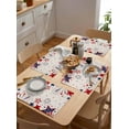 thumbnail image 5 of Cotton Linen Red White and Blue Stars Placemat 4th of July Placemats Set of 6, Red Blue Stars Firework Non-Slip Table Mats for Dining Table,12x18 Inch Heat Insulation Patriotic Place Mats, 5 of 6