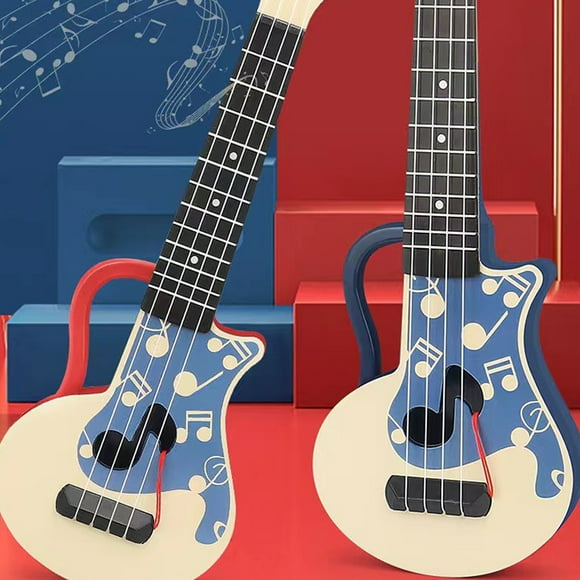 KAKOWELY Ukelele para niños, guitarra, instrumento musical, juguete educativo temprano, regalo musical.