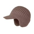 thumbnail image 3 of Gorra de béisbol de invierno cálida e impermeable para motocicleta con orejeras para deportes y ciclismo. Caqui, 3 of 9