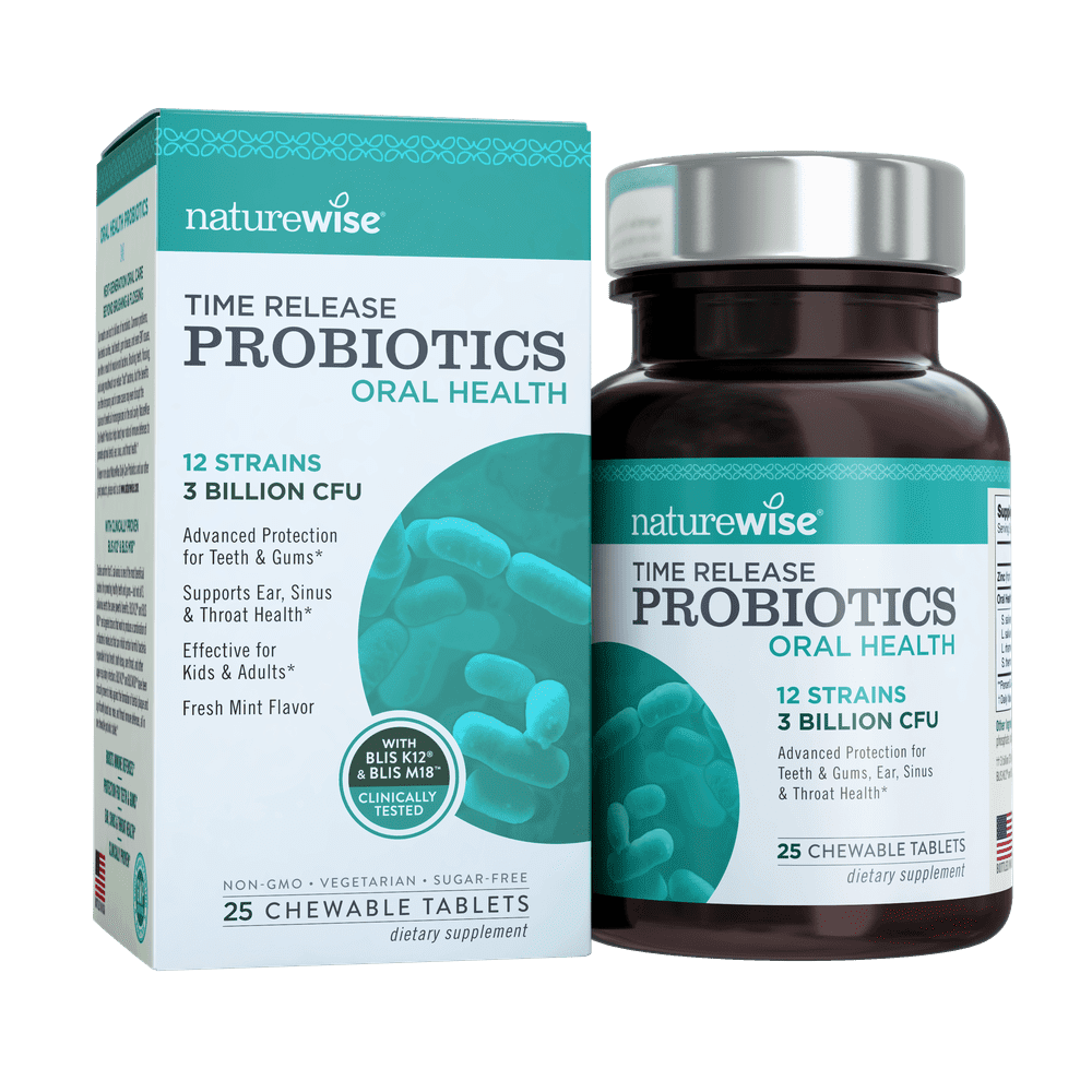 NatureWise Oral Health Probiotics, 25 Ct