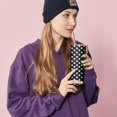 thumbnail image 5 of Black & White Dots 20 Oz Skinny Tumbler with Lid and Straw - Double Wall Vacuum Insulated Tumbler- Insulated Travel Coffee Mug, 5 of 7