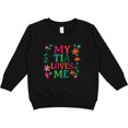 thumbnail image 2 of Inktastic My Tia Loves Me Niece Toddler Sweatshirt, 2 of 4