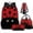 Ladybug, variant on Binienty Ladybug Backpack for Girls with Lunchbox Box and Pencil Case and Water Bottle Sleeve Set of 4 Piece School Bookbag for Elementary School Girls Kids Rucksack with Laptop Compartment