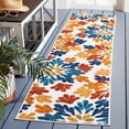 thumbnail image 1 of SAFAVIEH Cabana Georgiana Floral Outdoor Area Rug, 1 of 9