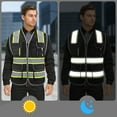 thumbnail image 4 of IXCE Upgraded Safety Vest,with More Wear-resistant、Breathable Fabric,Saturated Fluorescence for Higher Visibility,with Pockets,Suitable for Emergency Situations,Construction and Other Situations, 4 of 7
