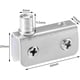 thumbnail image 2 of Paquete de 4 pivotes para puertas de cristal, bisagras para puertas de cristal, acero inoxidable, aptos para cristal de 5 a 8 mm., 2 of 5