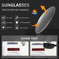 thumbnail image 4 of GJX 2026 New Rectangle Sunglasses for Women Men Trendy Retro Fashion Sun Glasses 90’S Vintage Uv 400 Protection Square Frame K1200 for Driving,Travel,Beach,Shopping,Outdoor,Vacation, 4 of 7
