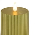 thumbnail image 4 of HGTV Home Collection Georgetown Real Motion Flameless Candle With Remote, Gold with Warm White LED Lights, Battery Powered, 7 in, 4 of 5