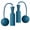 Big Ball Blue, variant on NCQ Weighted Jump Rope Without Rope Skipping Rope No Line Speed Rope Cordless For Fitness Workout Anywhere Ropeless Bod Rope for Exercise Training Beachbody Build