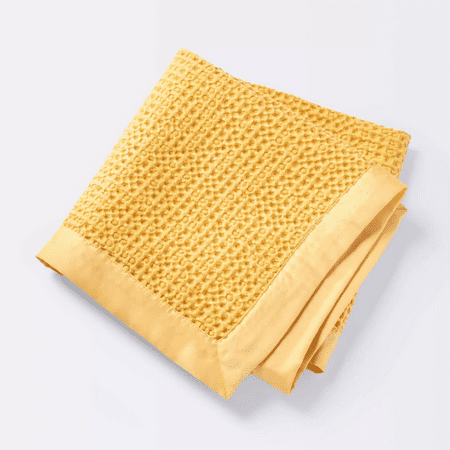 Waffle Blanket - Cloud Island™ Mustard Yellow