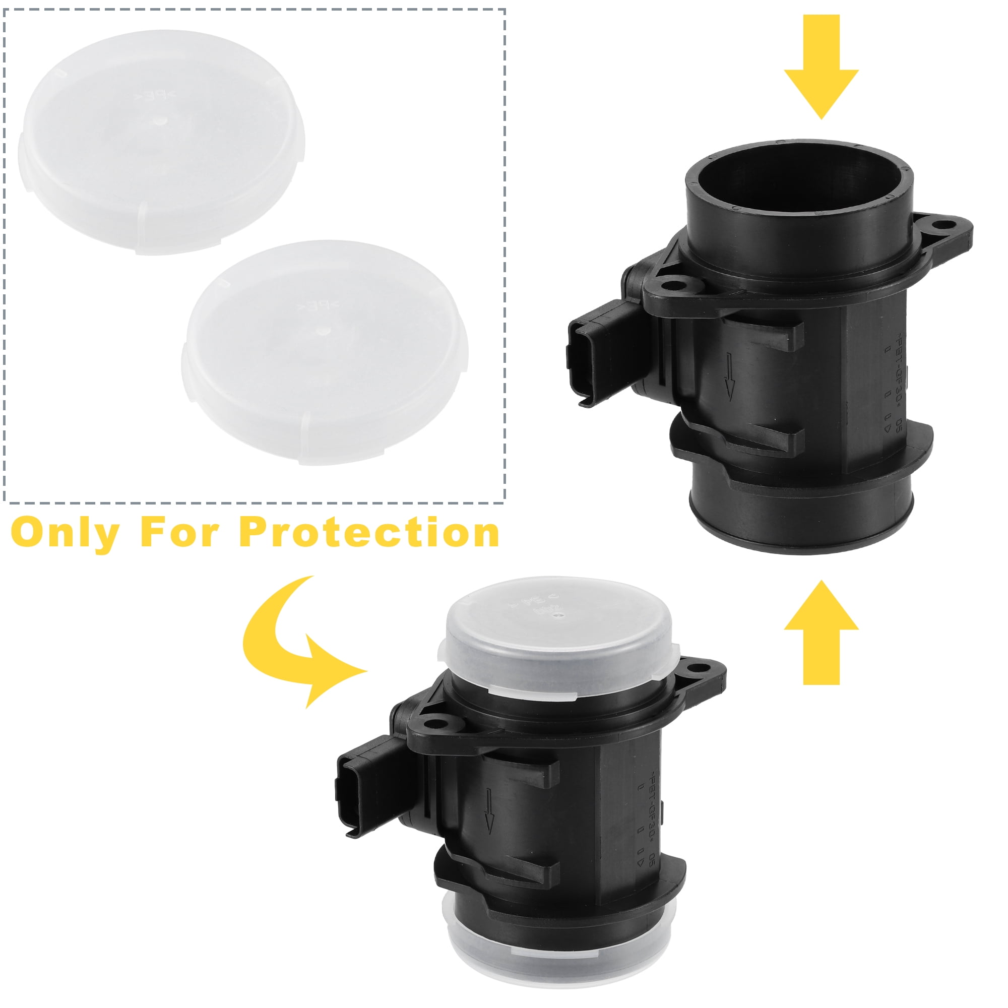 1333637 Car Mass Air Flow Sensor Meter MAF Sensor Airflow Replacement for Ford Fiesta MK VI 2008-2017