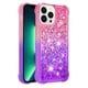 thumbnail image 2 of Funda para iPhone 14 PRO MAX Transparente con Brillos Carcasa Protectora Antigolpes con Glitter Brillante, 2 of 5