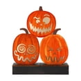 thumbnail image 1 of Liquidación Halloween Wooden Desktop Lighting, P-umpkin L-antern Decoration, Halloween Desktop Decoration, 1 of 5