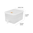 thumbnail image 3 of ZROBM 5L Drink Dispenser, Drink Dispenser for Fridge, Drink Dispenser with Spigot, Beverage Dispensers, Drink Dispenser Plastic, 3 of 7