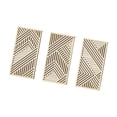 thumbnail image 4 of 3 piezas de decoración de pared con diseño geométrico bohemio. Línea, 4 of 8