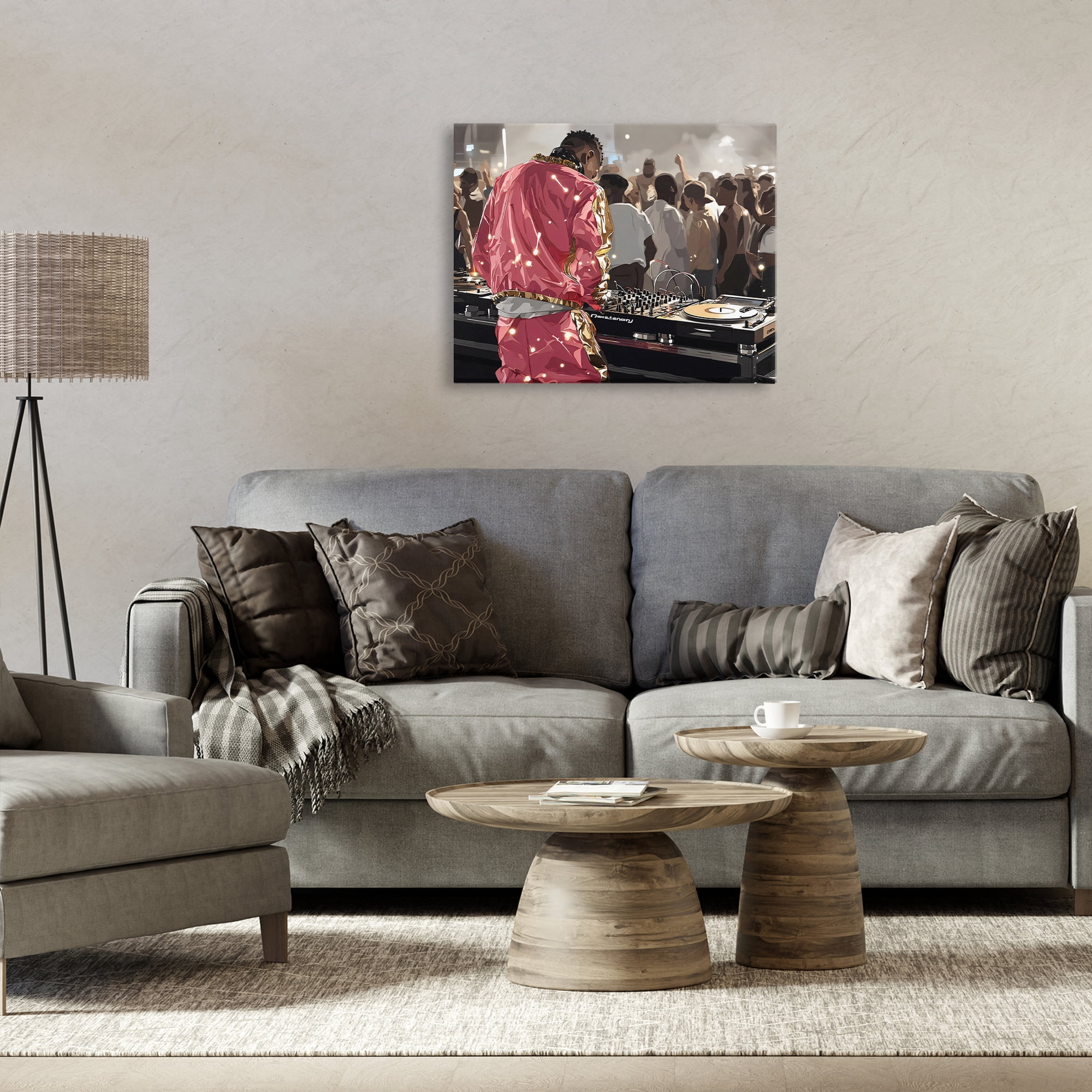 Stupell Industries DJ Performance At Nightclub Canvas Wall Art, design by Franklyn Gregory