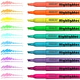 Shuttle Art 30 Pack Highlighters, 10 Assorted Colors, Chisel Tip, QuickDry, NonToxic Markers
