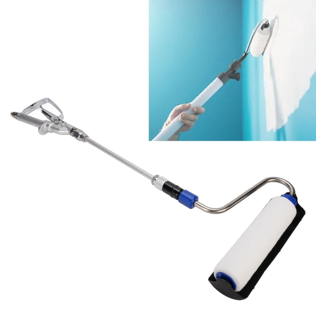 Airless Paint Sprayer Roller, High Efficiency Stainless Steel Frame Airless Spray Paint Roller for Home Renovation