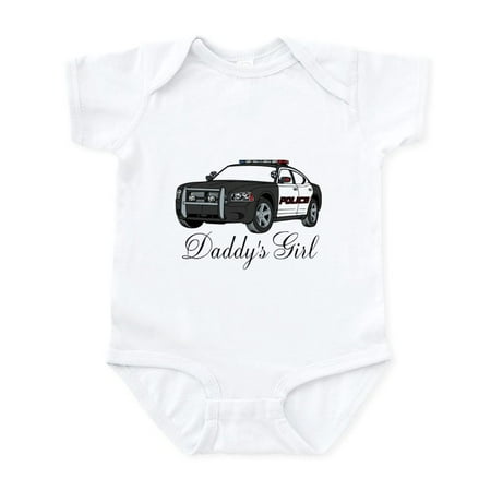 

CafePress - Daddys Girl Police Car Infant Bodysuit Body Suit - Baby Light Bodysuit Size Newborn - 24 Months