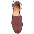 thumbnail image 5 of Journee Womens Loreta Buckle Square Toe Loafer Flats, Widths Available, 5 of 10