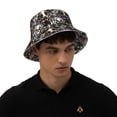 thumbnail image 4 of Sikiie Cute Dogs Puppy2 Reflective Double-Sided Bucket Hat, Sun Hat, for Gardening, Beaching, Camping, Hiking, Fishing, 4 of 6