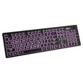 Azio KB512 Vision USB Wired Computer Keyboard for PC, 3-Color Backlight ...