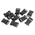 thumbnail image 1 of Unique Bargains Black Side Release Buckle for Strap 1' 2.5CM Wide (10 Pack), 1 of 1
