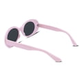 thumbnail image 2 of Gafas de sol FEISEDY Clout, ovaladas, blancas, para mujer y hombre, 2 of 8