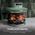 thumbnail image 6 of Ninja Crispi Pro Glass Air Fryer 6-Qt, 4-in-1, Air Fry Bake Recrisp Dehydrate, Dishwasher Safe, AS100GN, 6 of 9