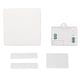 thumbnail image 1 of Kit receptor de interruptor de luz inalámbrico de 433Mhz, interruptor de pared remoto de autogeneración, resistente al agua, 110-230V, para lámparas y ventiladores del hogar, 1 of 9