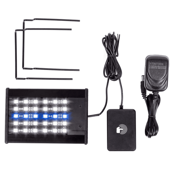 Reptizoo Lampara LED Electrónica, 3 Tipos De Luz Ajustable, Luz de dia, luz para habitos nocturnos y su combinación super delgada, 20000 horas de duración REPTI ZOO Lámpara Led chica