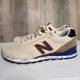 thumbnail image 1 of New Balance 515 Retro Sneakers Beige Blue Casual Shoes Athletic Comfort Sz 11.5, 1 of 6