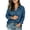 Navy, variant on Plus Size Linen Shirts for Women Lightweight Soft Collared Button Up Solid Color Blouses Relaxed Casual Roll Up Long Sleeve Tops with Chest Pocket XXXXL