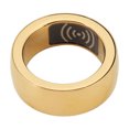 thumbnail image 1 of Smart Ring Health Tracker, Step Counter IP68 Waterproof Sleep Monitoring Ring with APP Charging Case for Men and Women Gold, Aluminum Alloy Design for IOS and  Devices, 1 of 7