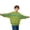 Green-A, variant on WhouRiu Boys Girls Letter Print Sweatshirts Kids Unisex Autumn Casual Fashion Crew Neck Pullover