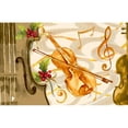 thumbnail image 3 of Gaynor, Janice 18x13 Black Modern Framed Museum Art Print Titled - Christmas Music II, 3 of 5