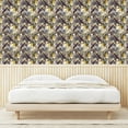 thumbnail image 3 of Ambesonne, Abstract Modern Art Peel & Stick Wallpaper for Home, Exotic Design, 13"x100", Plum Sepia and Mustard, 3 of 5