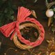 thumbnail image 4 of unbranded Adorno De Puerta Tejido Con Rafia Roja Material Natural Para De Hogar Y Fiestas, 4 of 6