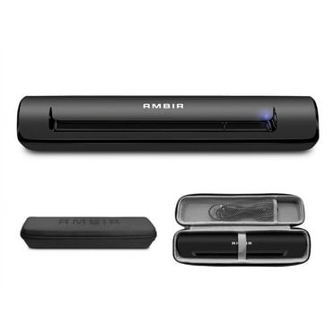 Ambir Technology Pro Go Bundle Business Card and Receipt Scanner with Hard Shell Travel Case