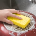 thumbnail image 5 of Tyidzon 2Pc Cleaning Sponges Kitchen Odor Free Reusable Dish Sponge Ideal for All Hard Surfaces Kitchen Sponges for Effective and Safe Cleaning Yellow, 5 of 7