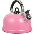 thumbnail image 6 of water kettle Stainless Steel Whistling Tea Kettle - Pink (7.87X7.48X7.28Inch), 6 of 10