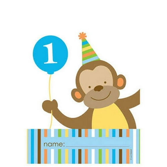 1st Birthday 'Sweet at One' Favor Bags (8ct)